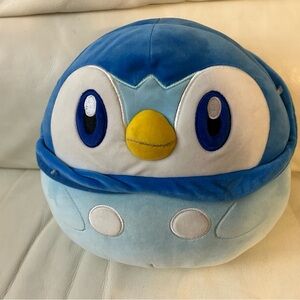 Kellytoy Blue Squishmallows Pokemon Piplup Stuffed Plush Toy